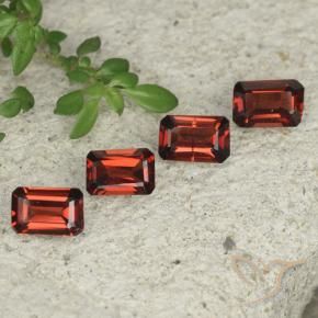 Gemas de Granate piropo Rojo oscuro natural de 2.01 ct, Corte Octágono / Esmeralda, VS