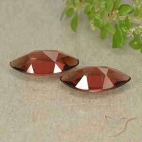 Gemas de Granate piropo Rojo baya intenso natural de 2.26 ct, Marquesa, VVS-VS