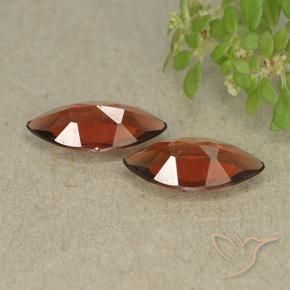 Gemas de Granate piropo Rojo claro natural de 1.80 ct, Marquesa, VVS-VS