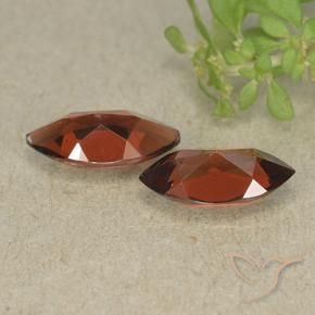 Gemas de Granate piropo Rojo oscuro natural de 2.43 ct, Marquesa, VVS-VS