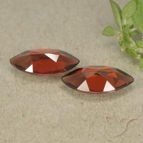 Gemas de Granate piropo Rojo grosella natural de 2.18 ct, Marquesa, VVS-VS