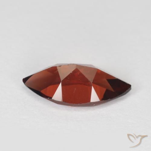 Granate piropo Rojo merlot natural de 1.34 ct, Marquesa, VVS-VS