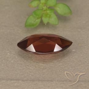 Granate piropo Rojo oscuro natural de 1.19 ct, Marquesa, VVS-VS