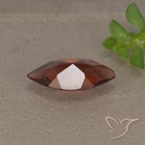 Granate piropo rojo natural de 1,04 ct, marquesa, VVS-VS