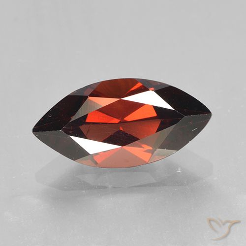 2.05ct Natural Rojo escarlata intenso Granate piropo, Marquesa, VVS-VS