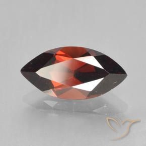 Granate piropo Rojo escarlata intenso natural de 2.05 ct, Marquesa, VVS-VS