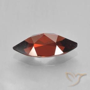 Granate piropo Rojo escarlata intenso natural de 2.05 ct, Marquesa, VVS-VS