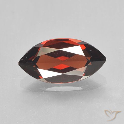 2.08ct Natural Rojo merlot Granate piropo, Marquesa, VVS-VS