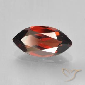 Granate piropo Rojo merlot natural de 2.08 ct, Marquesa, VVS-VS