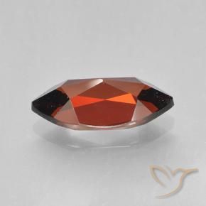 Granate piropo Rojo merlot natural de 2.08 ct, Marquesa, VVS-VS
