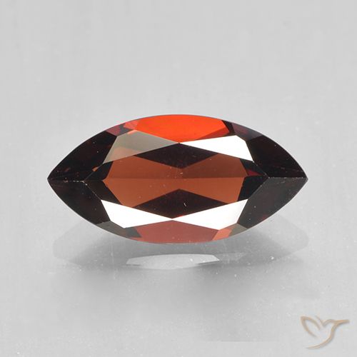 2.09ct Natural Rojo oscuro Granate piropo, Marquesa, VVS-VS