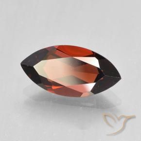 Granate piropo Rojo oscuro natural de 2.09 ct, Marquesa, VVS-VS