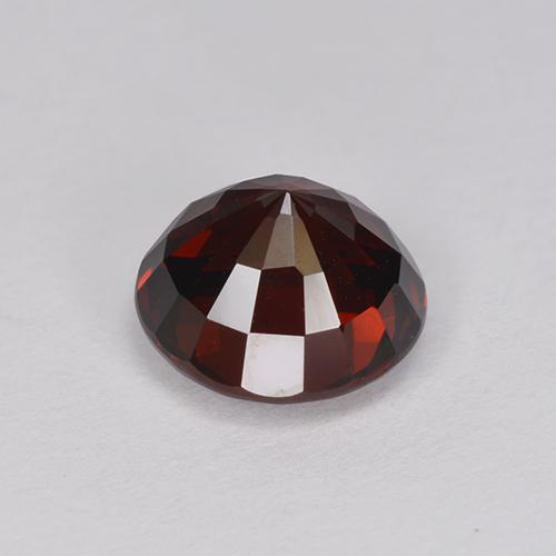 Granate Piropo Roja natural de 2.18 ct, Corte Redondo, VVS-VS