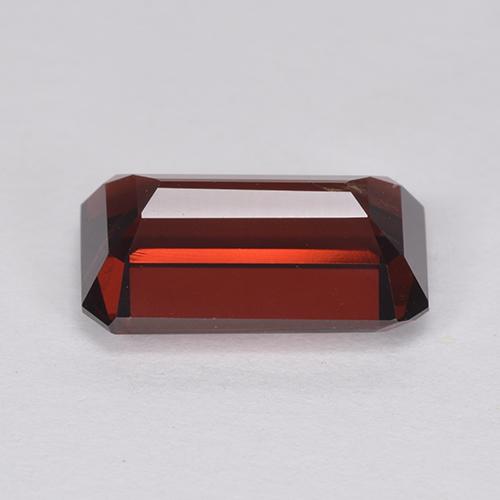 Granate Piropo Roja natural de 5.19 ct, corte esmeralda, VS-SI