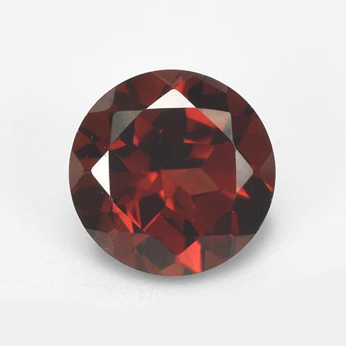 Granate Piropo Rojo sangre intenso natural de 1.63 ct, Corte Redondo, VVS-VS
