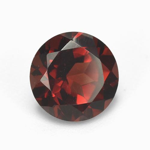 Granate Piropo Rojo sangre intenso natural de 1.63 ct, Corte Redondo, VVS-VS