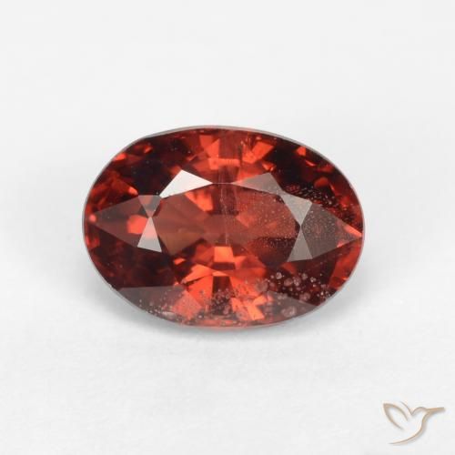 1.20ct Natural Rojo oscuro Granate piropo, Ovalada, VS-SI