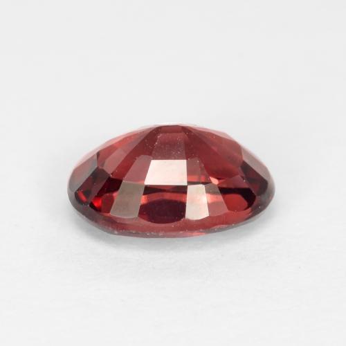 Granate piropo rojo natural de 1,11 ct, corte óvalo, VVS-VS