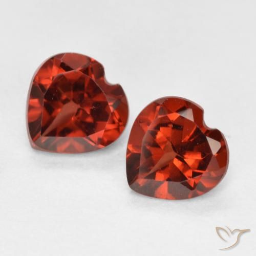 1.08ctw Natural Rojo claro Granate piropo, Corazón, VS