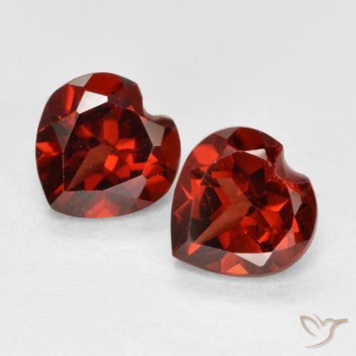 1.26ctw Natural Rojo sangría Granate piropo, Corazón, VS