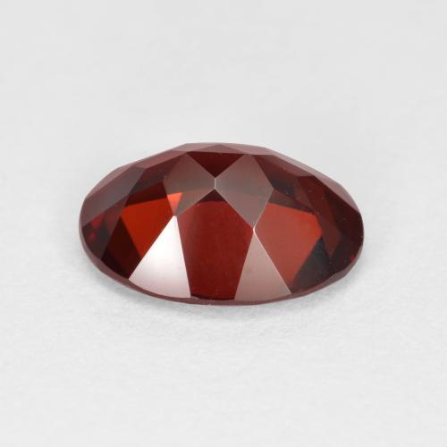 Granate piropo rojo natural de 2,25 ct, corte óvalo, VVS-VS