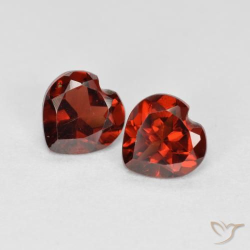 1.09ctw Natural Rojo grosella Granate piropo, Corazón, VS