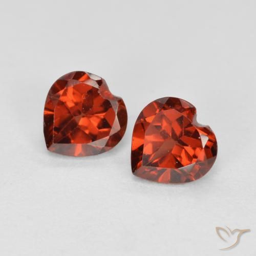 1.22ctw Natural Rojo medio Granate piropo, Corazón, VS