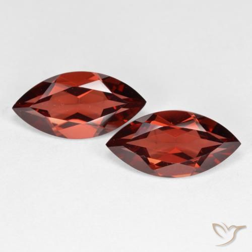 3.99ctw Natural Rojo grosella Granate piropo, Marquesa, VVS