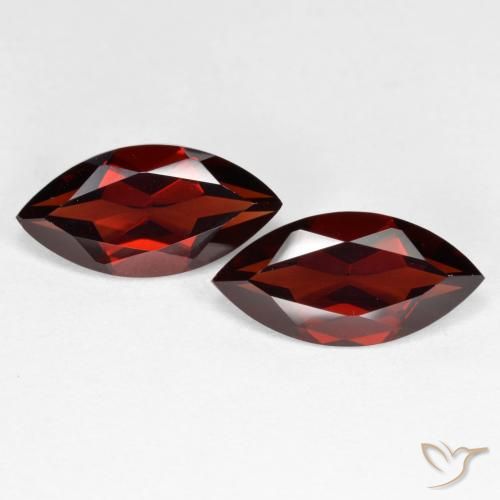 4.13ctw Natural Rojo sangría Granate piropo, Marquesa, VVS