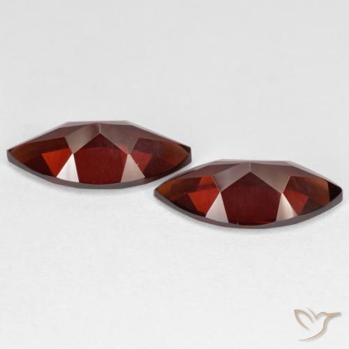 Gemas de Granate piropo Rojo sangría natural de 4.13 ct, Marquesa, VVS