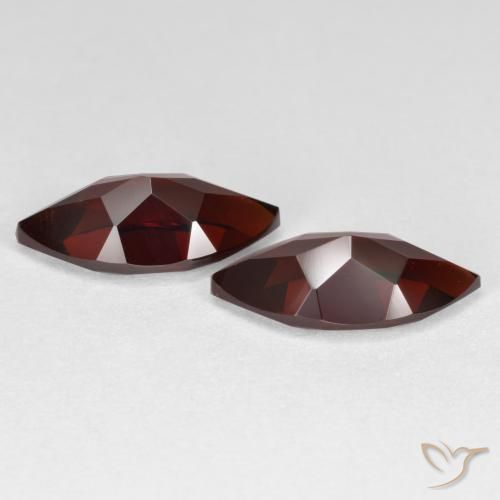 Gemas de Granate piropo Rojo oscuro natural de 4.58 ct, Marquesa, VVS