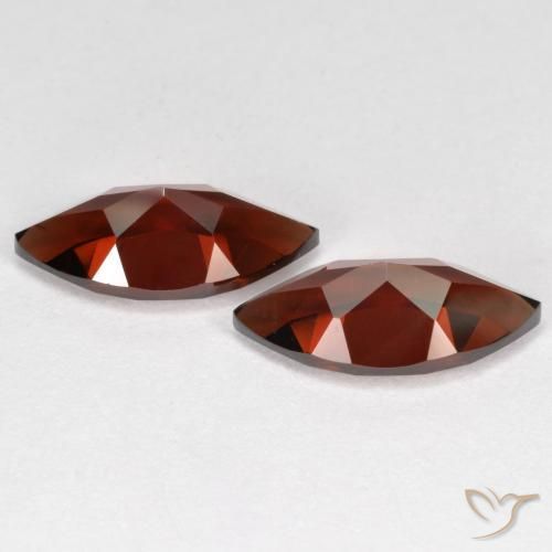 Gemas de Granate piropo Rojo sangre intenso natural de 4.38 ct, Marquesa, VVS