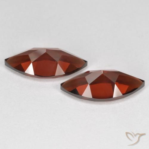 Gemas de Granate piropo Rojo sangre intenso natural de 4.31 ct, Marquesa, VVS