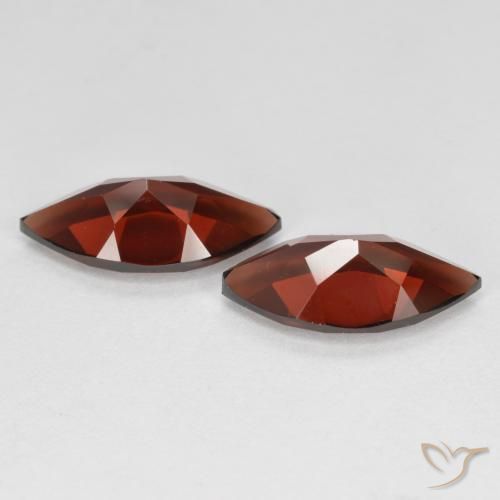 Gemas de Granate piropo Rojo sangre intenso natural de 4.05 ct, Marquesa, VVS-VS
