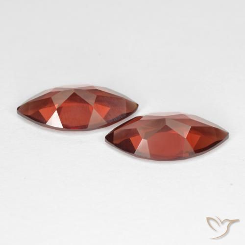 Gemas de Granate piropo Rojo oscuro natural de 3.74 ct, Marquesa, VS