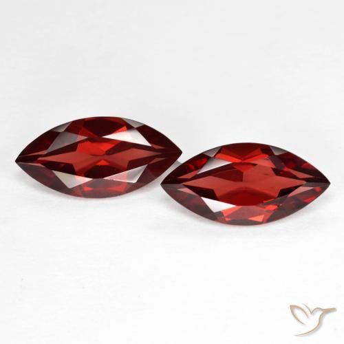 3.85ctw Natural Rojo grosella Granate piropo, Marquesa, VVS