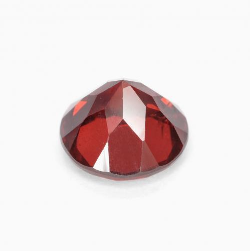 Granate piropo rojo natural de 1,74 ct, corte redondo, VS