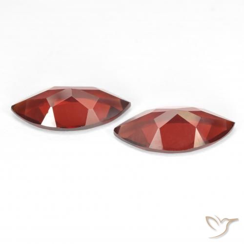 Gemas de Granate piropo Rojo medio natural de 3.75 ct, Marquesa, VS