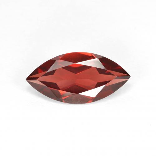 Granate piropo rojo natural de 2,02 ct, marquesa, VVS-VS