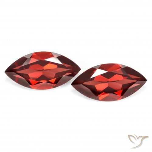4.47ctw Natural Rojo sangría Granate piropo, Marquesa, VVS-VS