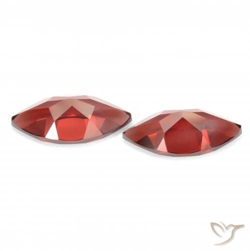 Gemas de Granate piropo Rojo sangría natural de 4.47 ct, Marquesa, VVS-VS