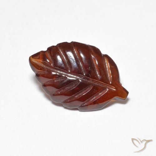 Granate piropo Naranja rojizo natural de 2.28 ct, Elegante, Translúcido
