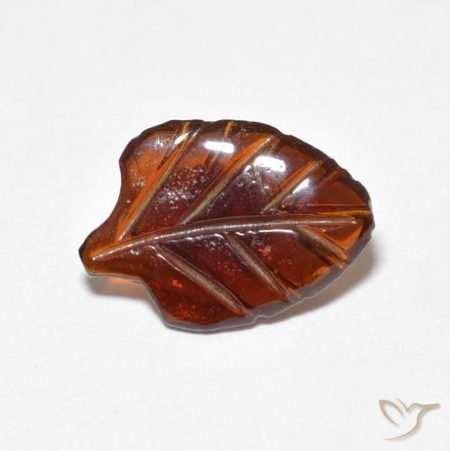 Granate piropo Naranja rojizo natural de 1.71 ct, Elegante, Translúcido