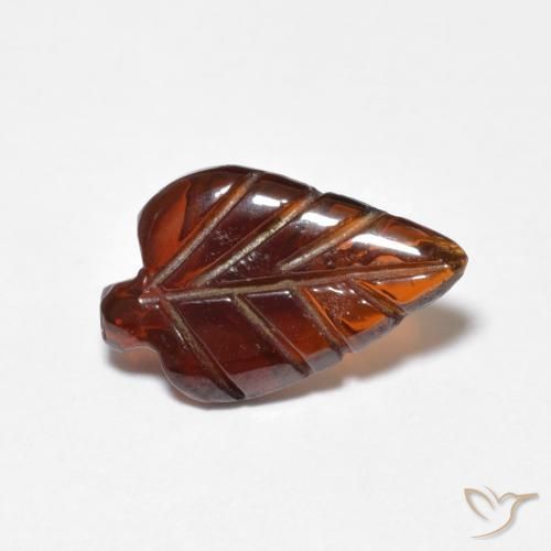 Granate piropo Naranja rojizo natural de 2.44 ct, Elegante, Translúcido