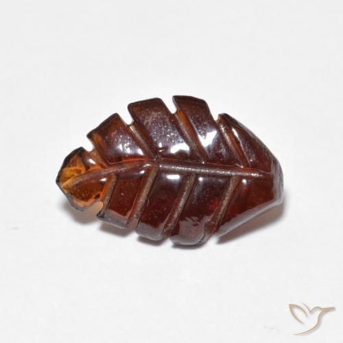 Granate piropo Naranja oscuro natural de 2.62 ct, Elegante, Translúcido