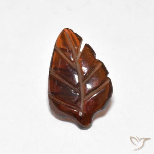 1.70ct Natural Naranja oscuro Granate piropo, Elegante, Translúcido