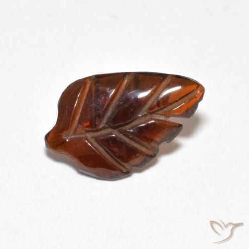 Granate piropo Naranja oscuro natural de 1.70 ct, Elegante, Translúcido
