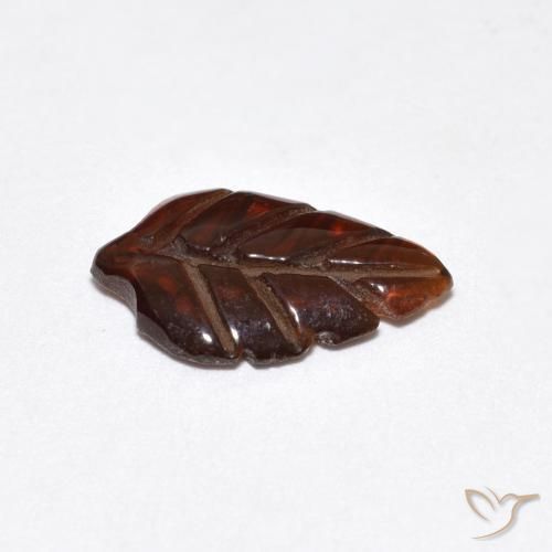 Granate piropo Naranja oscuro natural de 1.70 ct, Elegante, Translúcido