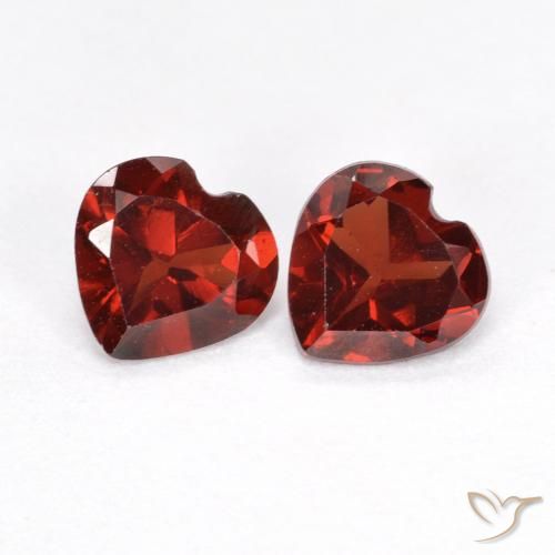 1.04ctw Natural Rojo sangre Granate piropo, Corazón, VVS-VS