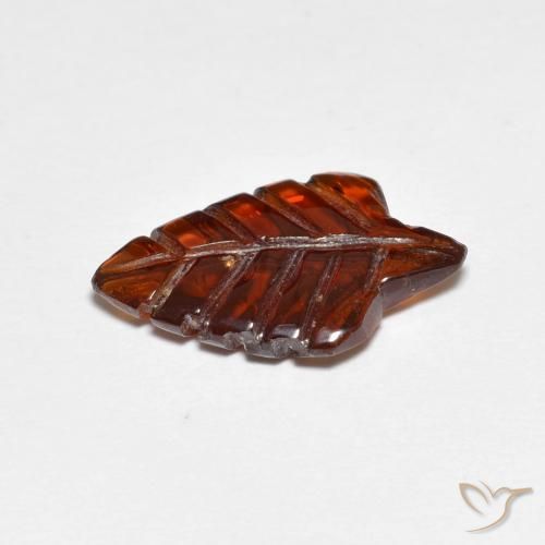 Granate piropo Naranja oscuro natural de 2.82 ct, Elegante, Translúcido